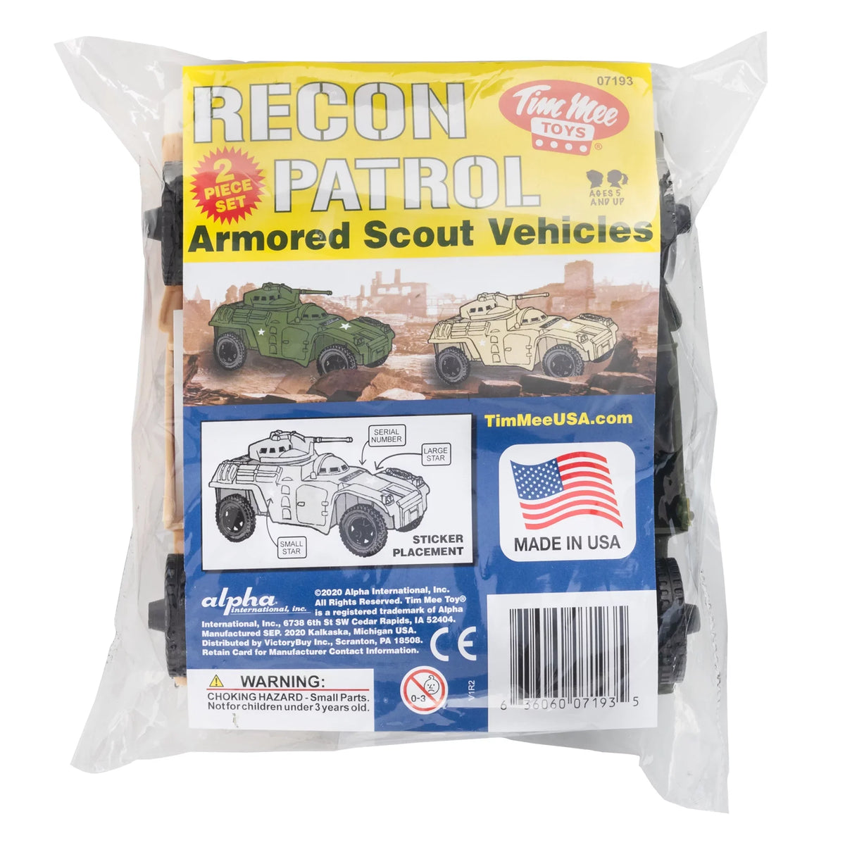 Recon Scout Patrol & Vehicles Green Tan Armored New -