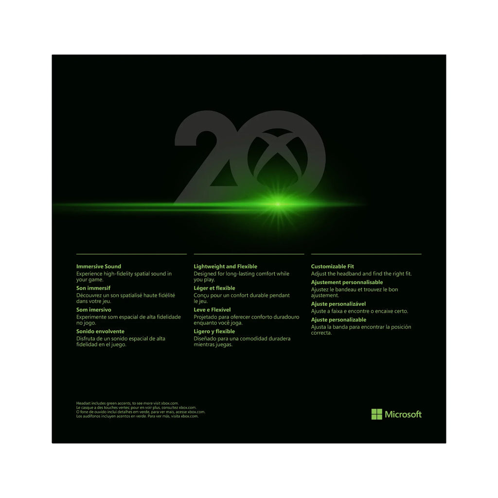 '- Anniversary Headset Stereo 20th SE Xbox
