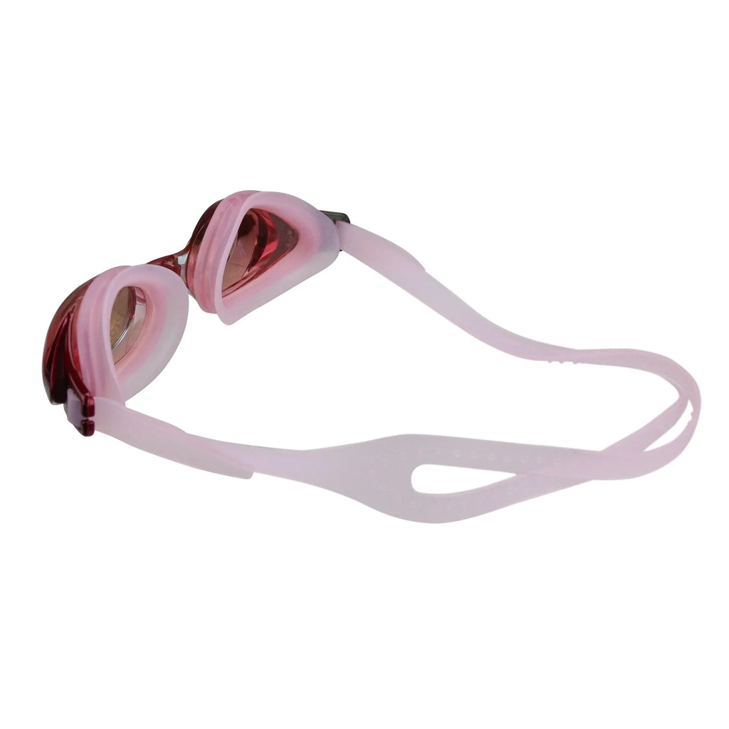 Mirrored Competition Goggles Central Swimming 7" Pink Pool