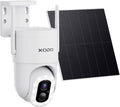Home System, Audio, Pan-Tilt Camera Cam Night Security for Detection, 2K 360° XODO – Outdoor Color View Wireless Motion Solar Vision, Remote 3MP App Cloud/SD 2-Way Siren, with Floodlight E15