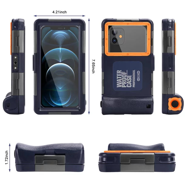 Up And Underwater Lanyard [15m/50ft] Case Reno4 Diving UrbanX with Swimming Professional Photo Housing Snorkeling Video Waterproof Inch LCD Protective Phones Surfing Lite for to all Oppo 6.9