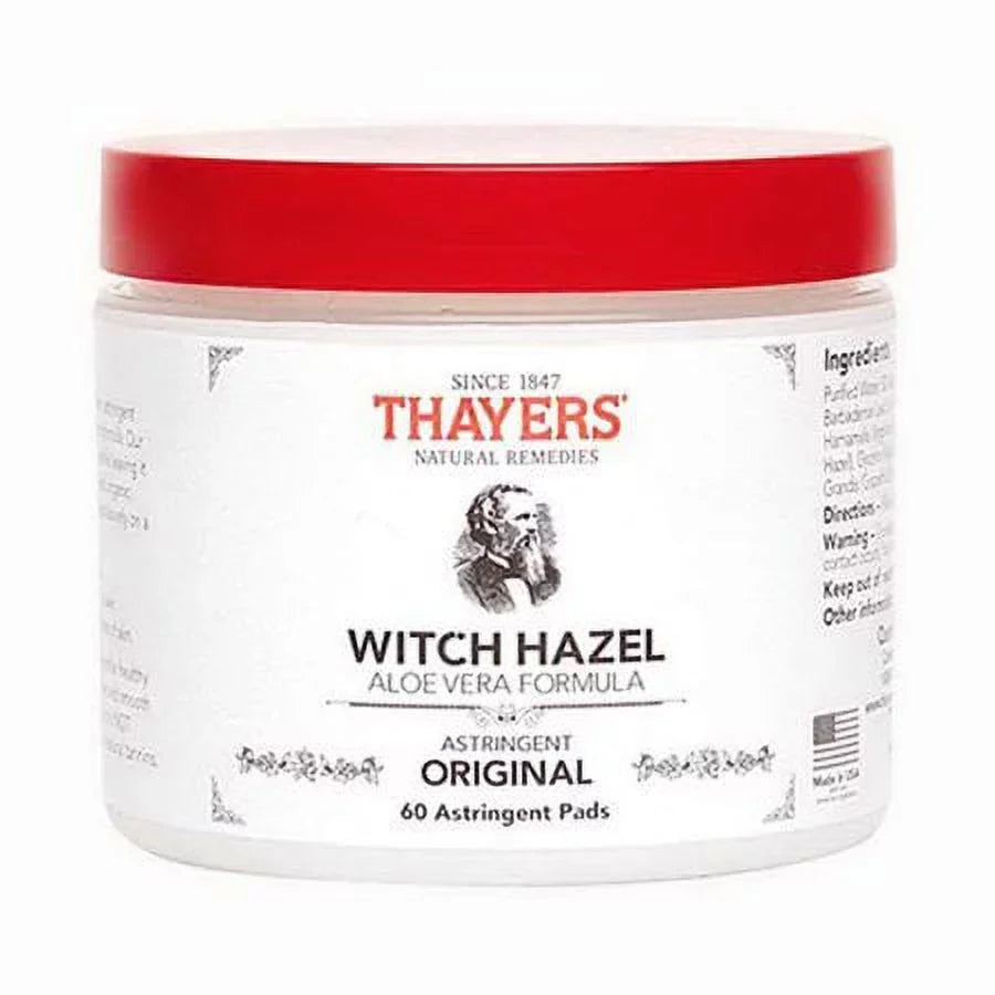 Aloe Witch Pack 3 Original 60 Pads Thayers Astringent Hazel Formula Vera Ct