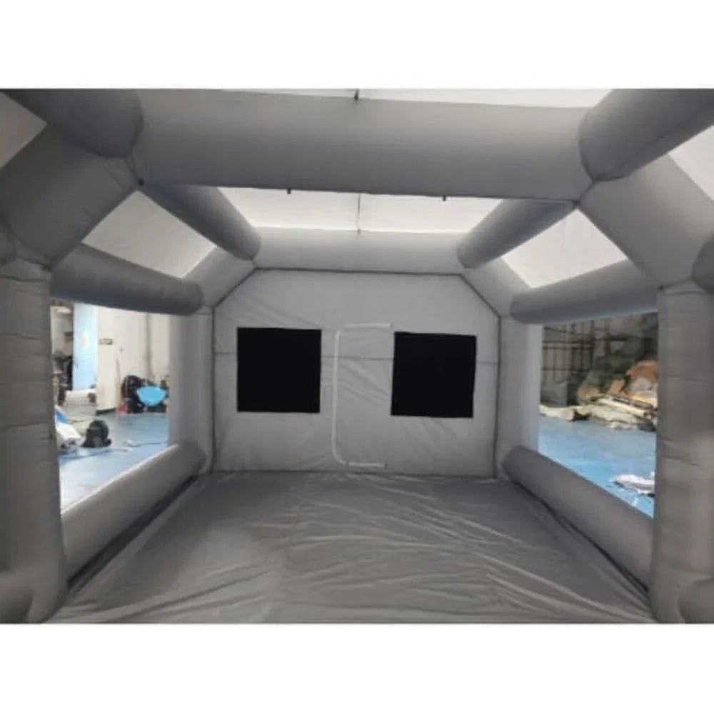 Paint Spray Car Filter Portable Tent Air Booth 28x15x10FT Inflatable Cabin