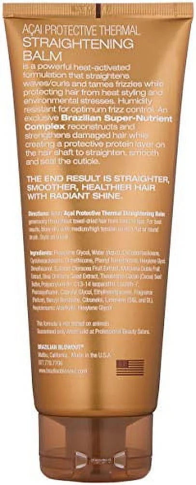 Straightening 8 Ounce Thermal Blowout Balm, Brazilian