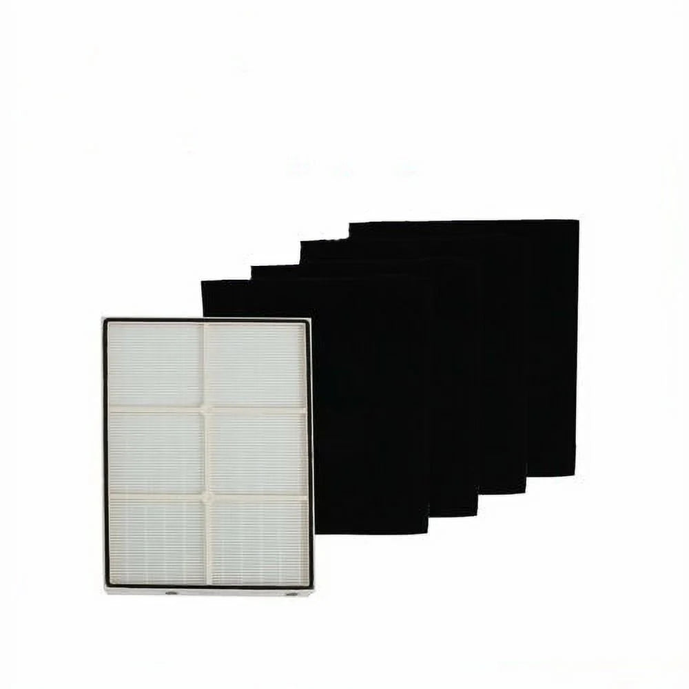 Black Pre-Carbon Whispure 4 Pre-Carbon Purifier Non-OEM Whirlpool Compatible (Whirpool AP450 + Purifier HEPA Filter Fits Filter Filters) Models AP510 Filters +