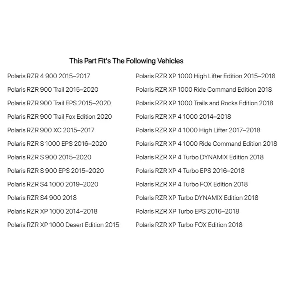 UTV FOX POLARIS Edition For RZR XP 2018 Front Bumper EXO Tusk Turbo