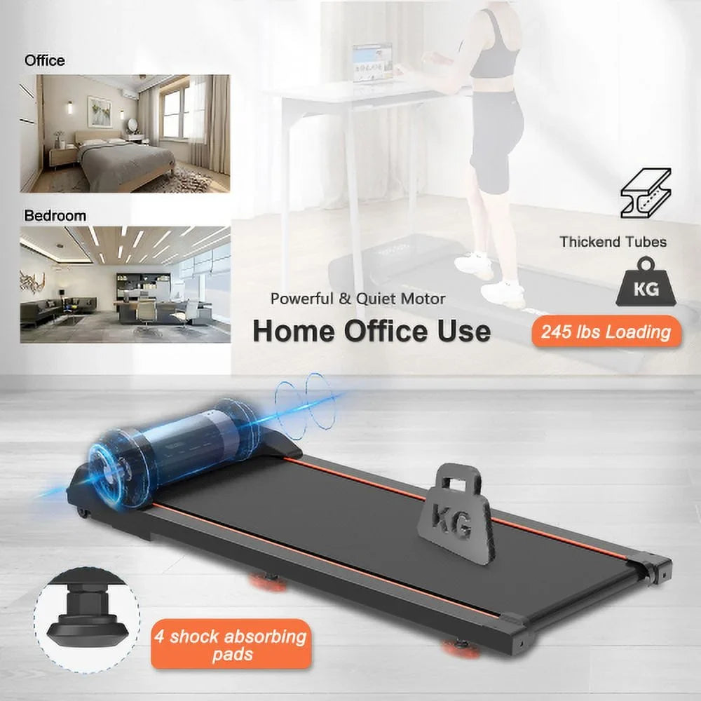 LED Walking Home 2.5HP Control Portable Remote 265LBS Under Office, for Pad and Display Desk Treadmill and Treadmill,