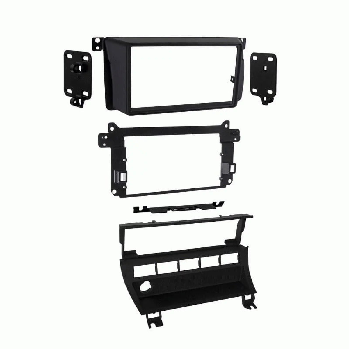 Adapter Harness Metra Vehicle DIN 95-9310B 40-VW10 Double BMW Kit with Metra 3-Series Dash with Metra Antenna Panel 5-Switch 99-06 Wiring 70-8590 and Installation