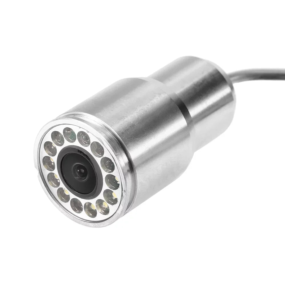 Shape Accessories Underwater Night Fishing Cable Boat 50m 15m for with 30m Camera 12 LEDs Waterproof Ice Fishing Lixada Fish Vision 1200TVL