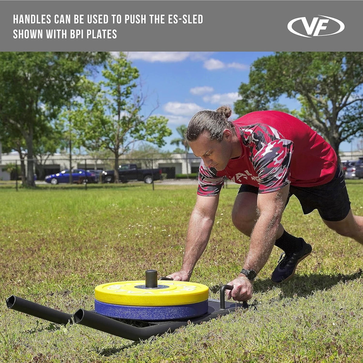 (Push, Straps Sled Sled) Fitness ES-SLED and Pull, with Agility Harness & Drag Valor