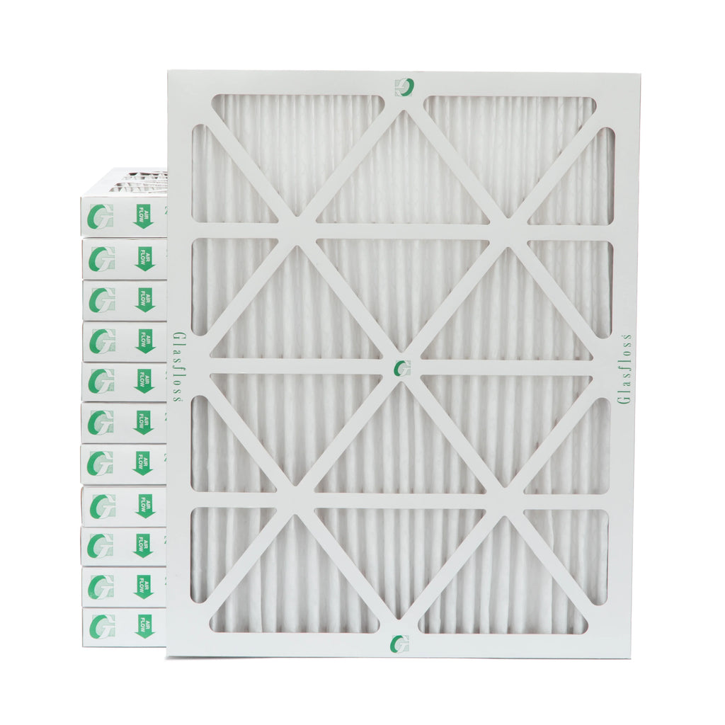 2" 17-1/2 12 of Inch MERV Filters Size: 19-1/2 18x20x2 Air 13 Pack Actual Glasfloss. x 1-3/4 by Pleated x