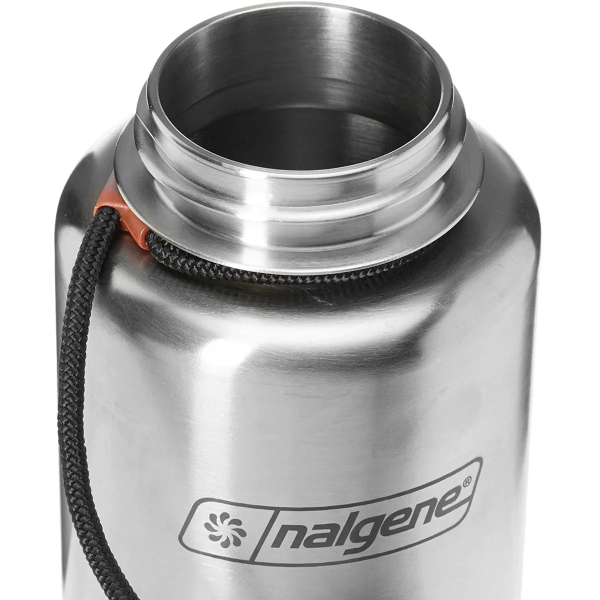 Water - Stainless Mouth 38 Bottle - Nalgene Steel Lid Tethered oz. Wide Standard