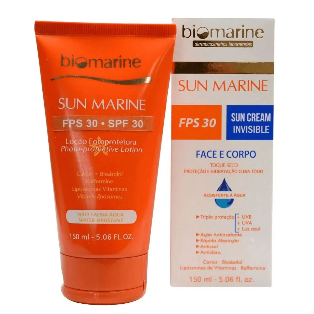 SPF Sunblock Sun 150ml fl. Marine Biomarine / Water-Resistant oz 30 5.06