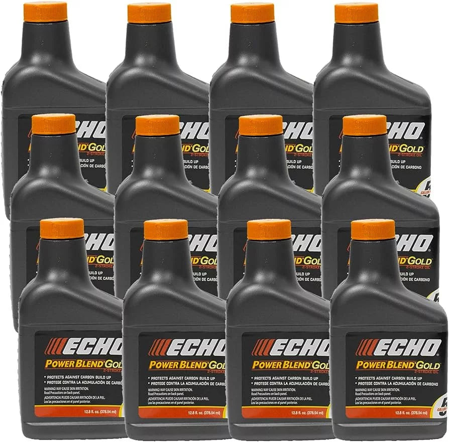 6450005GDS 2-Stroke Oil Engine 5 Echo Gold Bottle 50:1 Mix of PowerBlend oz Pack for Gallons 12 12.8
