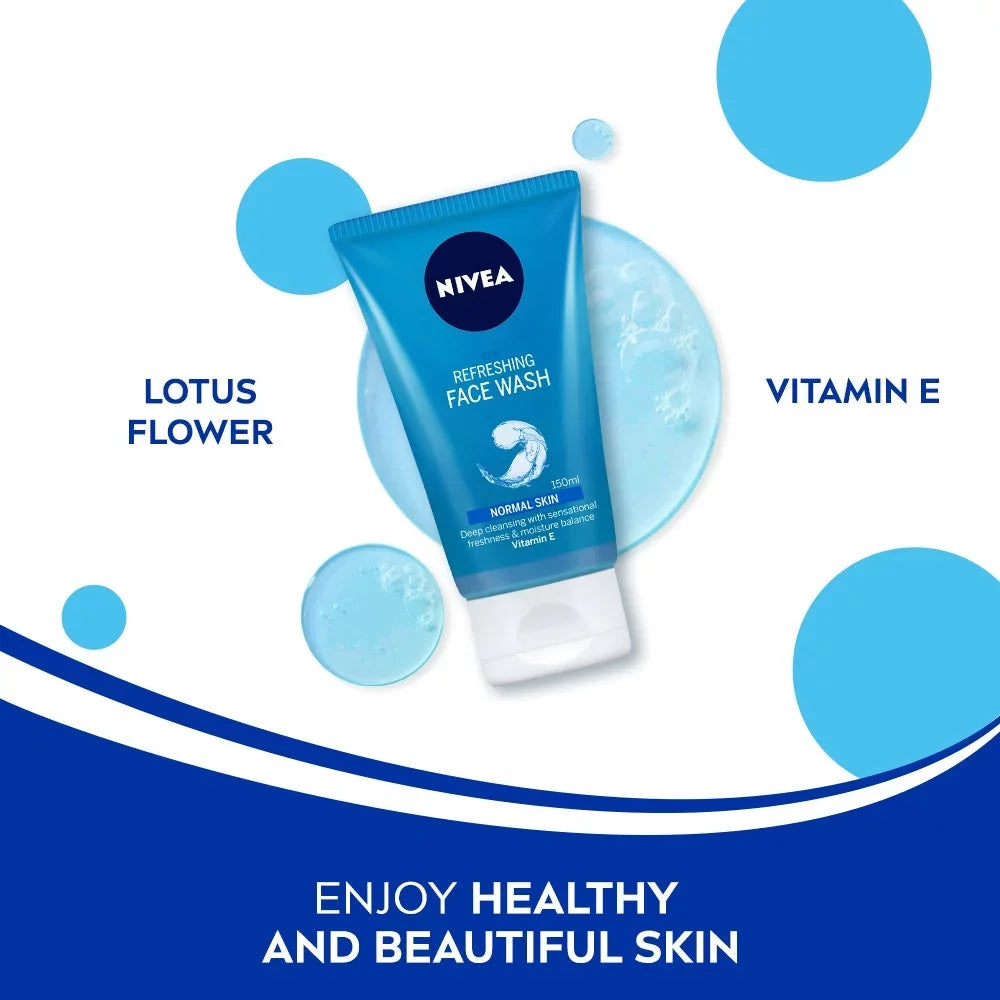 E with Wash, Face Refreshing Women (150ml) NIVEA Vitamin