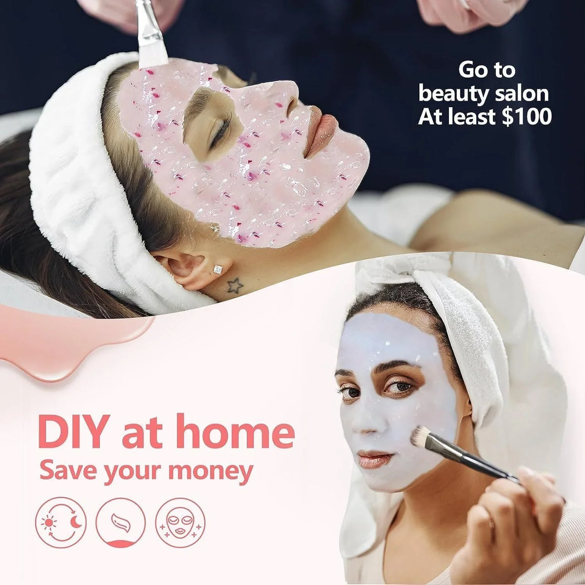 Peel Professional Mask, Natural Mask Gel for SkinCare, GOLD) Off Care Masks Fl & 23 DIY Powder Facial Oz Facial Mask, Hydrating Peel (2K Jelly Off Face Moisturizing Skin hydrojelly