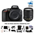 Nikon 70-300mm with ED, f/4.5-6.3G VR NIKKOR AF-P 18-55mm NIKKOR Black DX-Format DSLR D3500 Two & f/3.5-5.6G DX AF-P Lens DX Kit