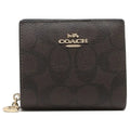 Black) (Brown Snap In Canvas / Women's Signature Coach Wallet