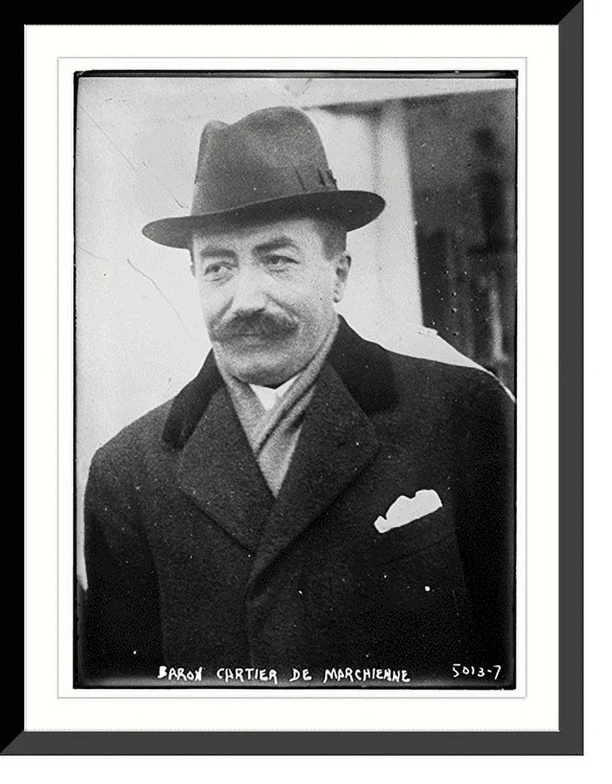 21-7/8" Cartier De Baron Historic 17-7/8" Marchienne, Framed x Print,