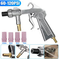 Ceramic Nozzle with 4 Gun Sandblaster Blaster Kit Air Abrasive Sandblasting Sand