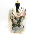 | Scarf Chiffon Large Chanel Pre-Owned (Good) Ladies Muffler Pink CHANEL Silk Size Stole