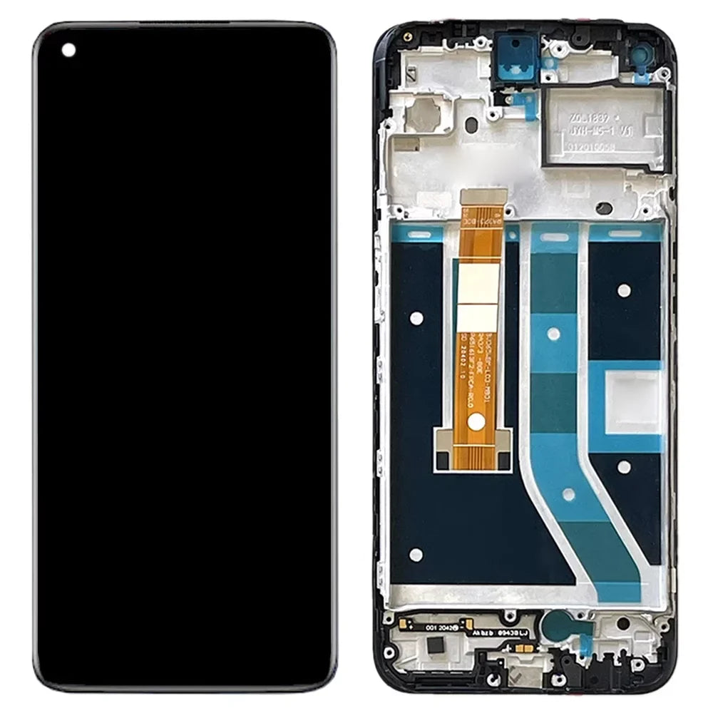 Nord Digitizer Screen with (Black) BE2013 Frame OEM LCD Full For Assembly N100 OnePlus