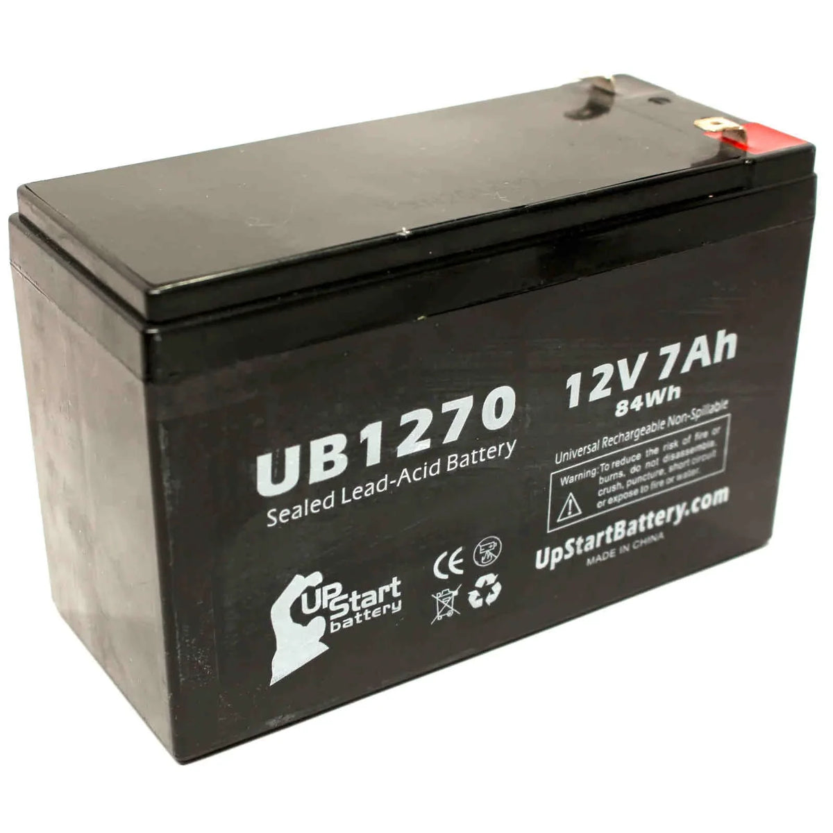 Battery Acid SMART-UPS 4 Adapters SURT2000XLI 2x APC - 7000mAh, Sealed F2 2000 Compatible (12V, - Terminal, Lead F1 7Ah, Replacement Pack SLA) F1 Includes AGM, UB1270 - Battery Universal to Terminal