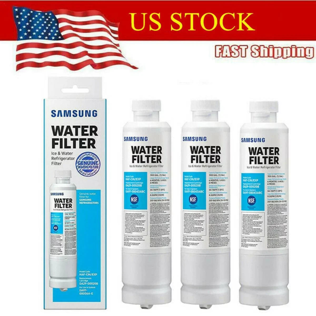Filter DA29-00020B HAF-CIN/EXP with Compatible Water Refrigerator