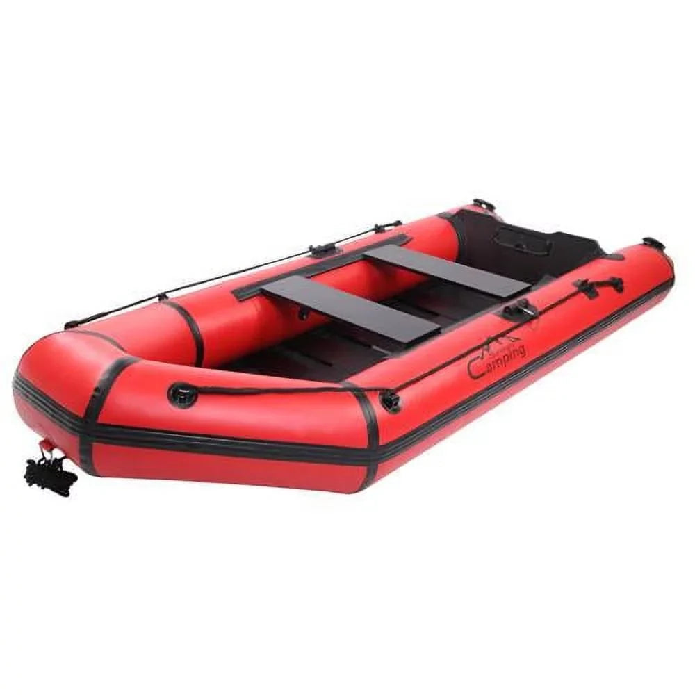 Inflatable Red Fishing Campingsurvivals PVC Boat 10ft Assault