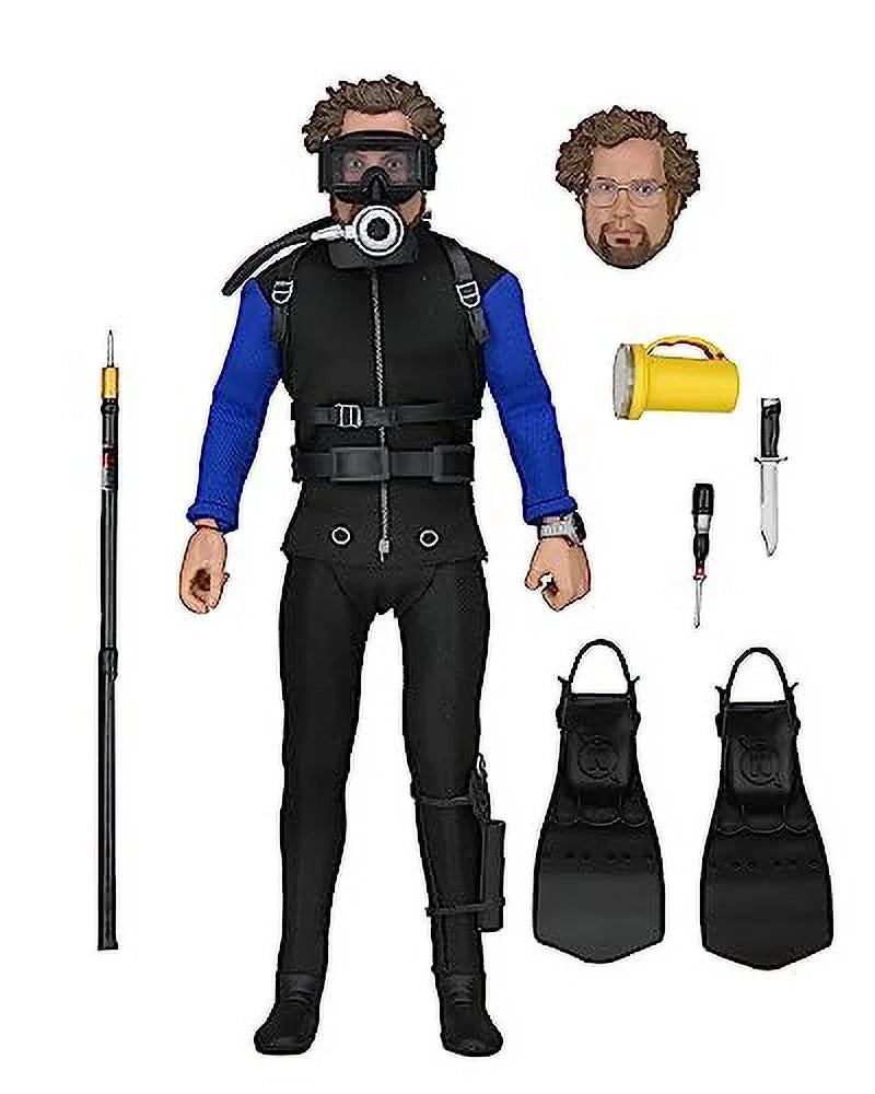 Figure CAGE Hooper Jaws 8IN Action Clothed NECA Shark