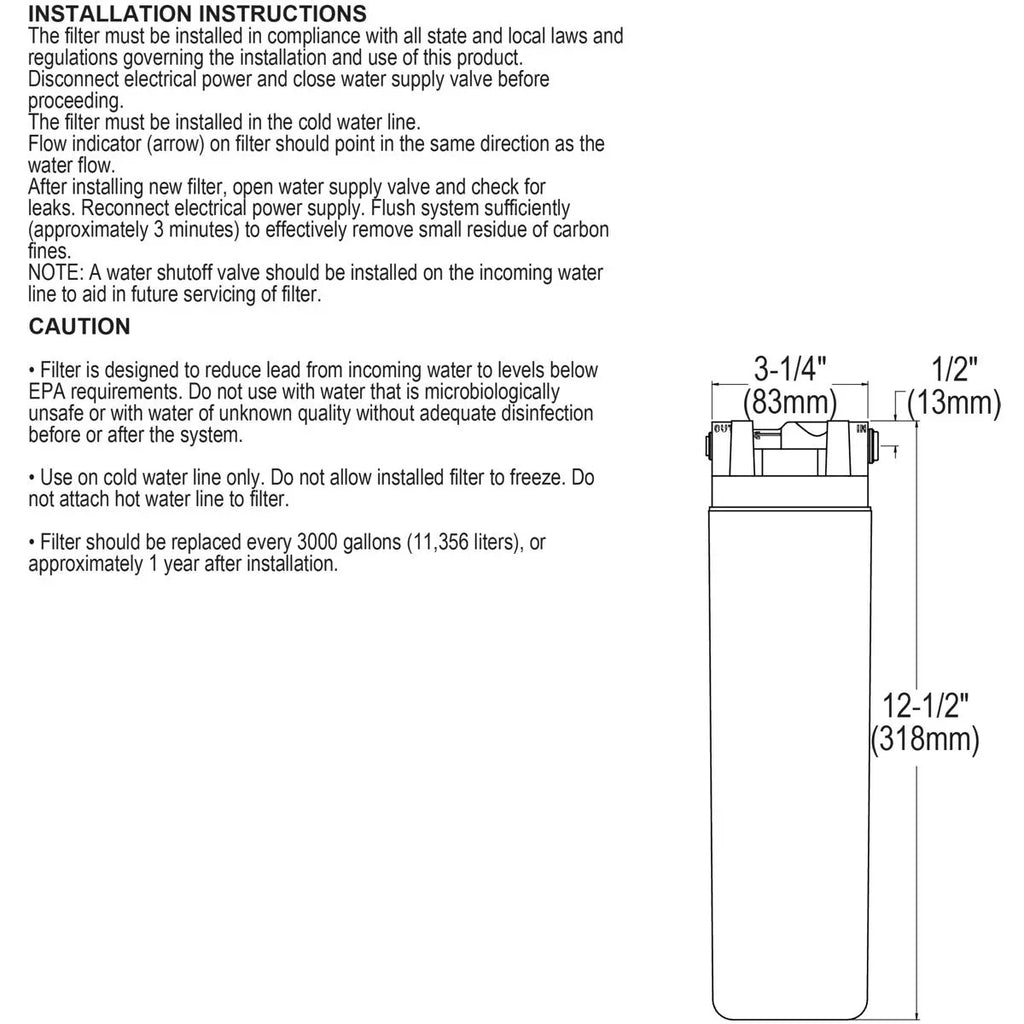 Filling Fountain Bottle Replacement Bi Elkay + Station Filter & EZH20 Level