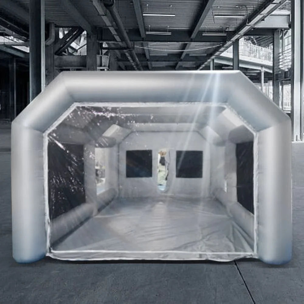 Paint Spray Car Filter Portable Tent Air Booth 28x15x10FT Inflatable Cabin