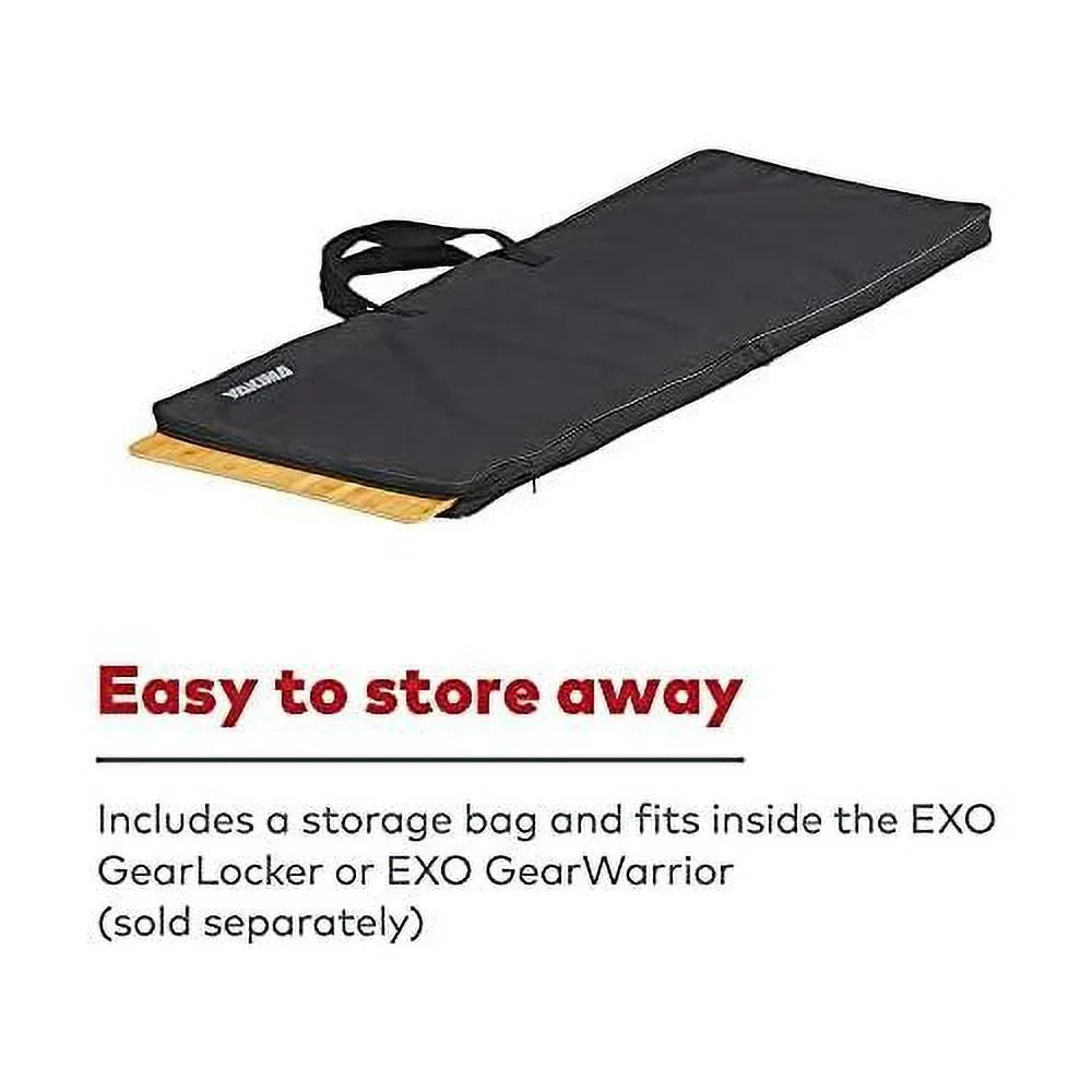 rack top hitch for backdeck table accessory system exo exo