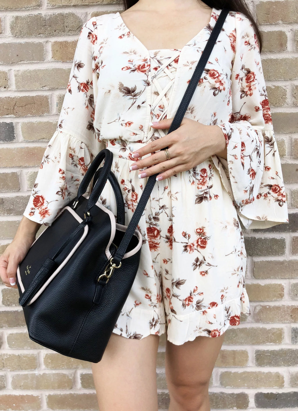 Satchel Spade Place Crossobody Ward Evangelie Kate Bag Tassel Black