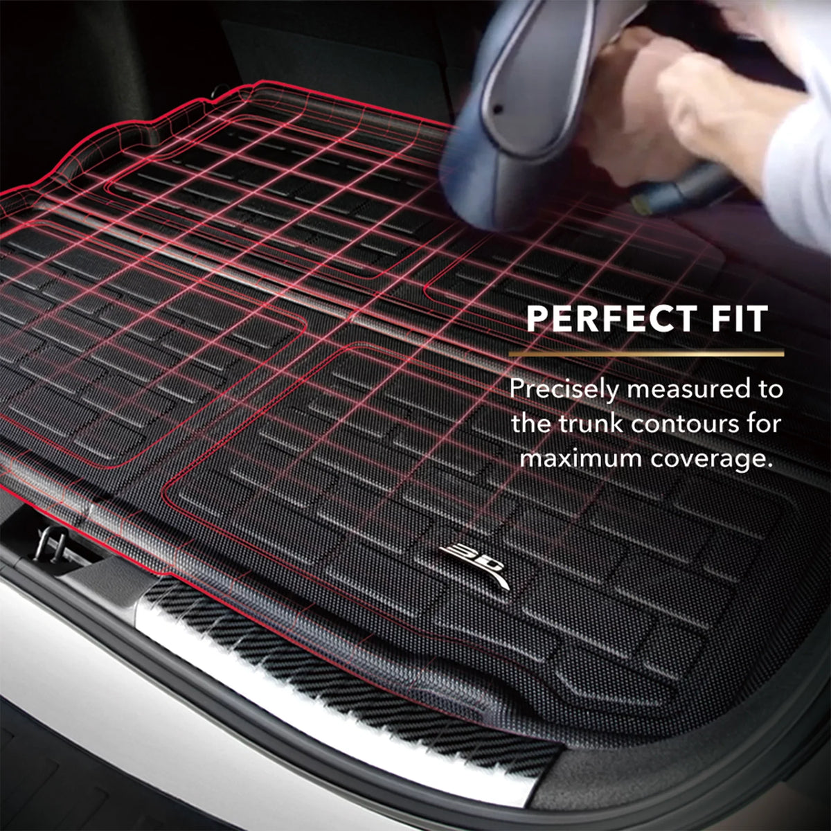 3D - Liner Liner CX-5 (BLACK) compatible Cargo Cargo with 2013-2016 KAGU MAXpider MAZDA