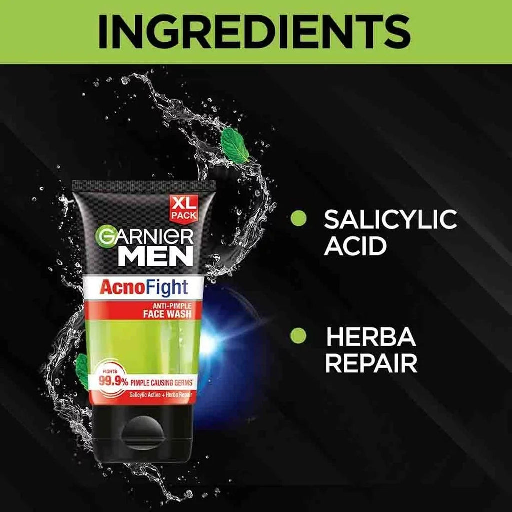 of Garnier Anti-Pimple Balances 150g 2) Face & Repairs (Pack Men, Skin Wash,