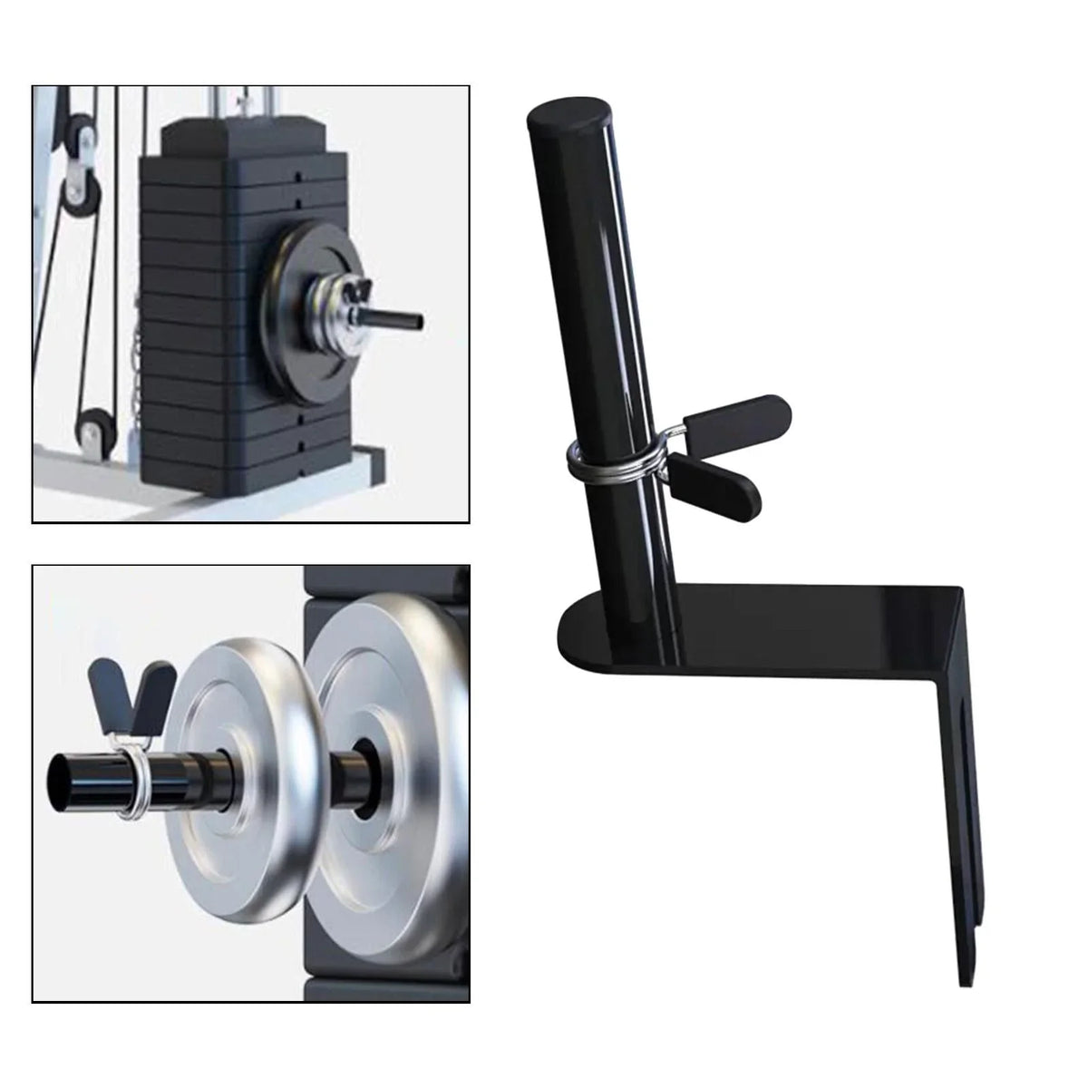 Weightlifting Pin Loading for Weight funtasica Exercise Gym Weight Extender Add Stack Fitness Pin Machine Equipment Weight Stack Weight