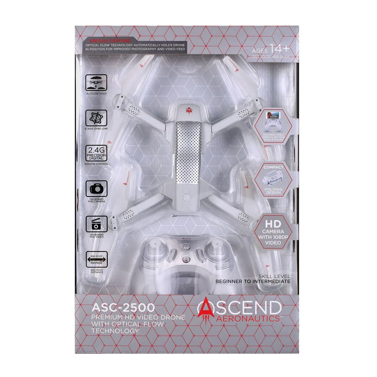 Ascend Asc-2500 Premium Hd Video Aeronautics Drone