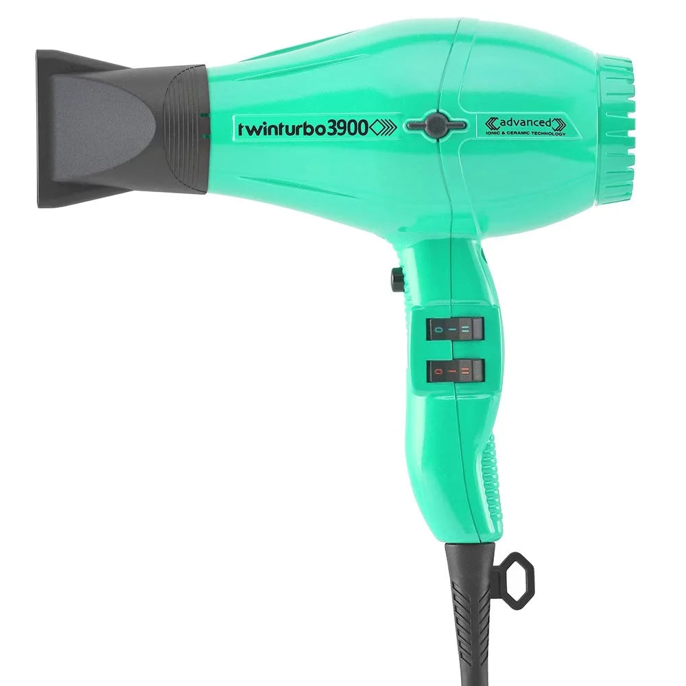 Blue 2 Turbo (Bundle Eco Hair Designs & and Black Attachment Power Technology Hair 3900 TwinTurbo Blow Friendly - Dryer Hot Light Emerald Ceramic Ionic M Advanced Items)