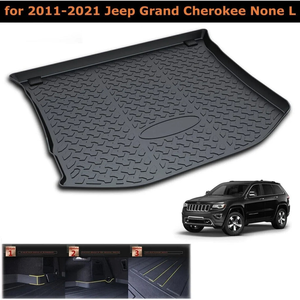 Liner Mats Rear to Cargo Jeep TPO 2011-2021 Trunk Cherokee for Clean Easy Grand