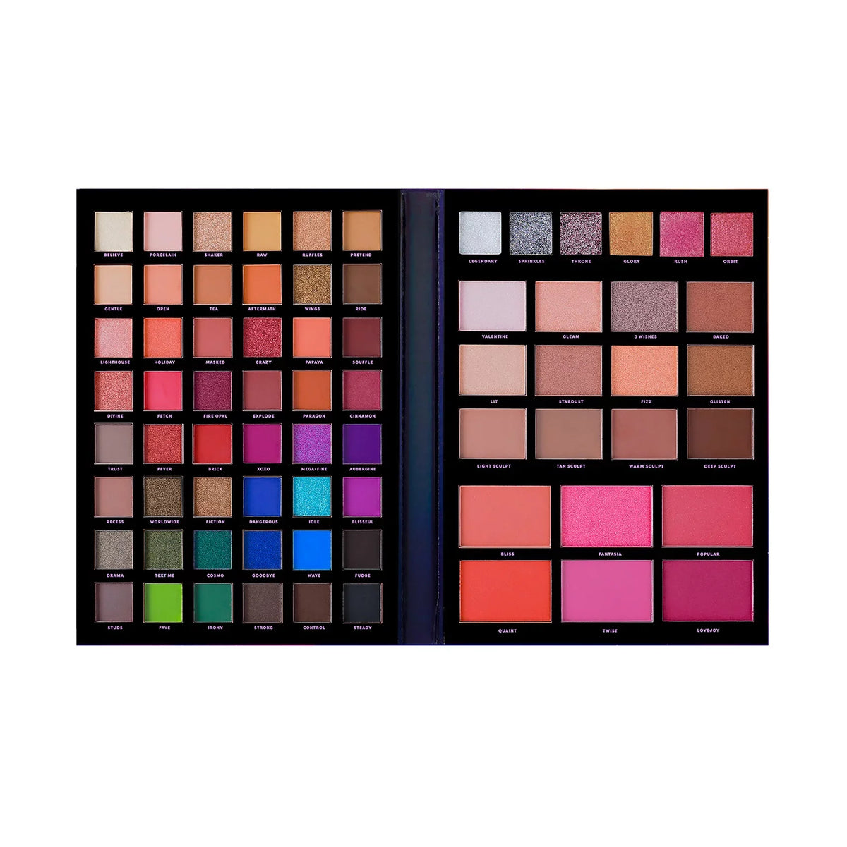 Glamourland Cosmetics Euphoric Portfolio 72pc Colors| Glam Profusion
