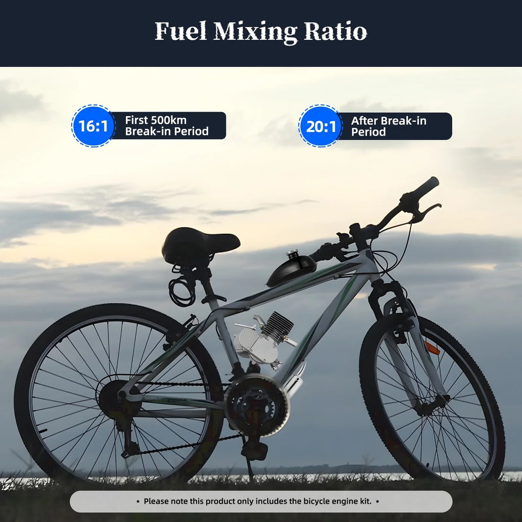 Bicycle for Motorized Bicycle 2 Miumaeov Kit Engine Engine /28" Full Bike Set 26" Most 100CC Petrol Gas Kit Stroke