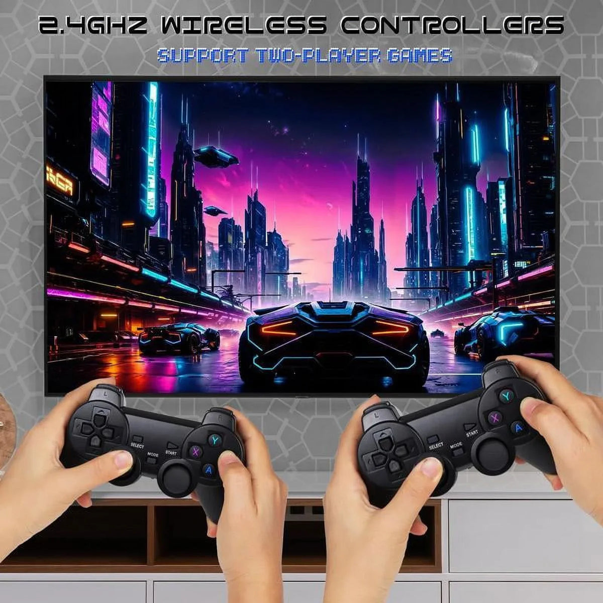 Game 4K and Cards HDMI ps5controller Retro PlayVideo in - 20,000+ playstation5 Game Games Video Plug Retro 64G Output Stick Built Game,4K Stick, Games, Retro Console Wireless Game