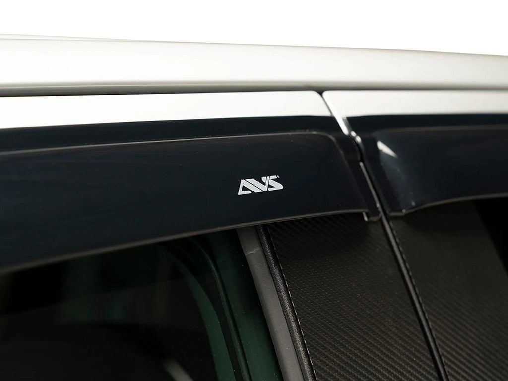 Select: (AVS) Ventvisor Ventshade Fe by Deflector, 2013,2014-2018 4-Piece Compatible Santa with RealTruck 94534 Sport Hyundai Original Window Auto