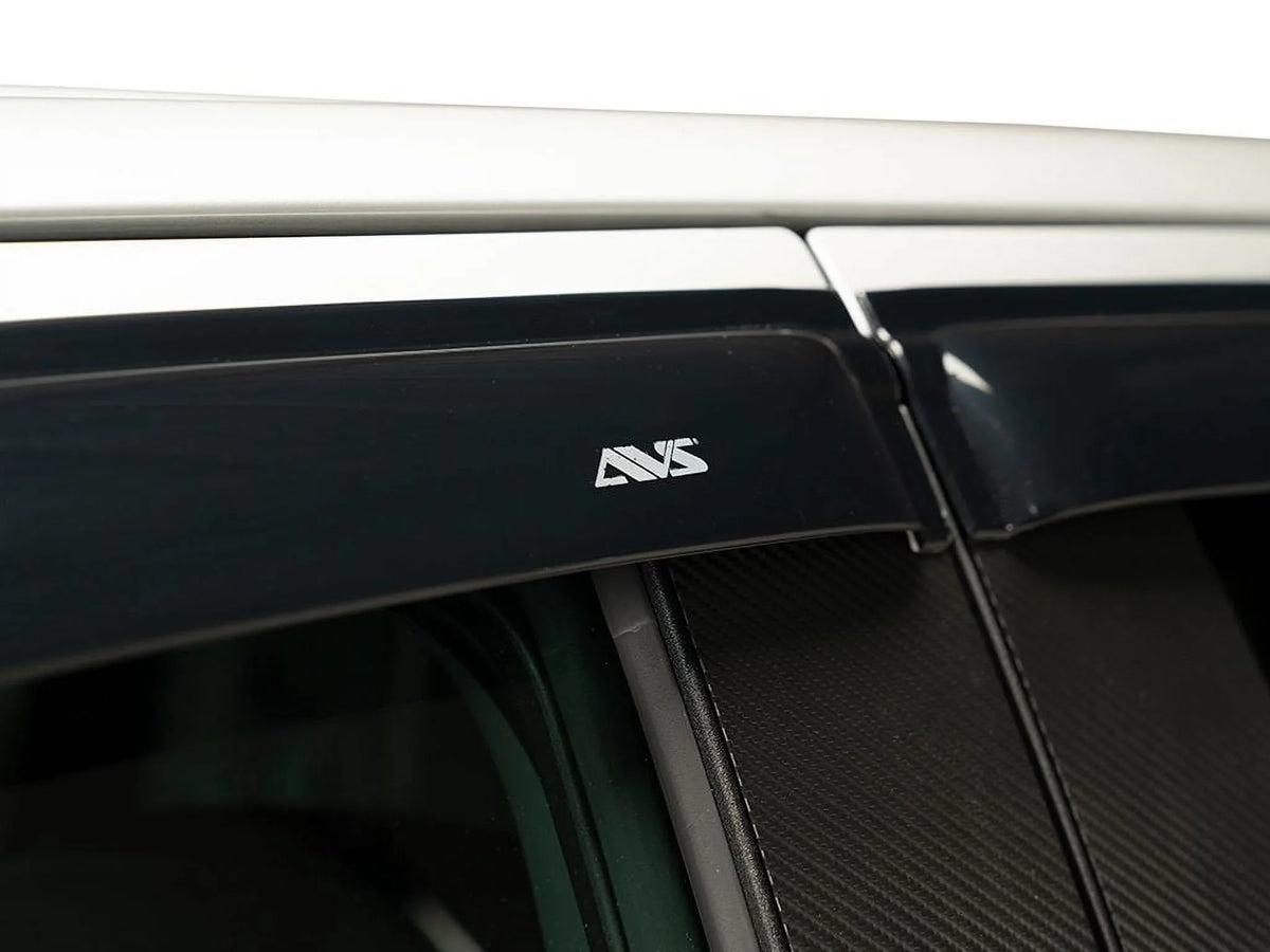 Select: (AVS) Ventvisor Ventshade Fe by Deflector, 2013,2014-2018 4-Piece Compatible Santa with RealTruck 94534 Sport Hyundai Original Window Auto