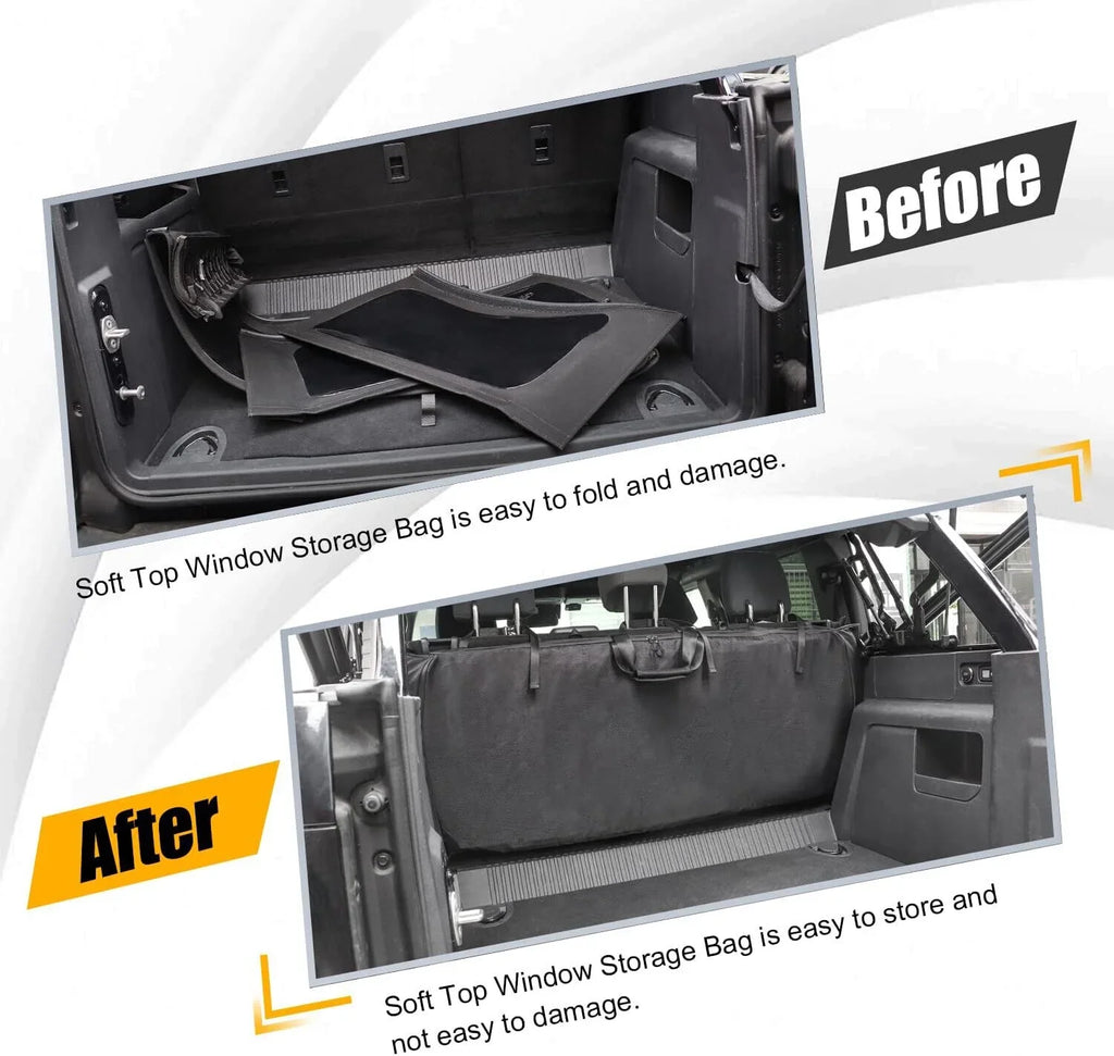 Soft Top Bronco FAST SHIPPING Ford For Window Bag Accessories 2021-2022 Storage