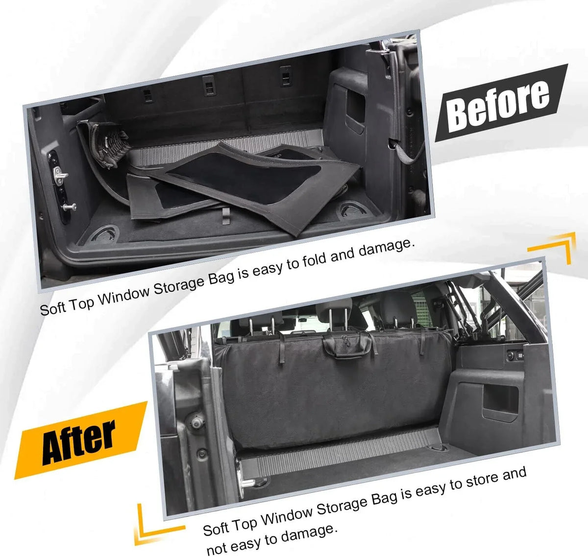 Soft Top Bronco FAST SHIPPING Ford For Window Bag Accessories 2021-2022 Storage