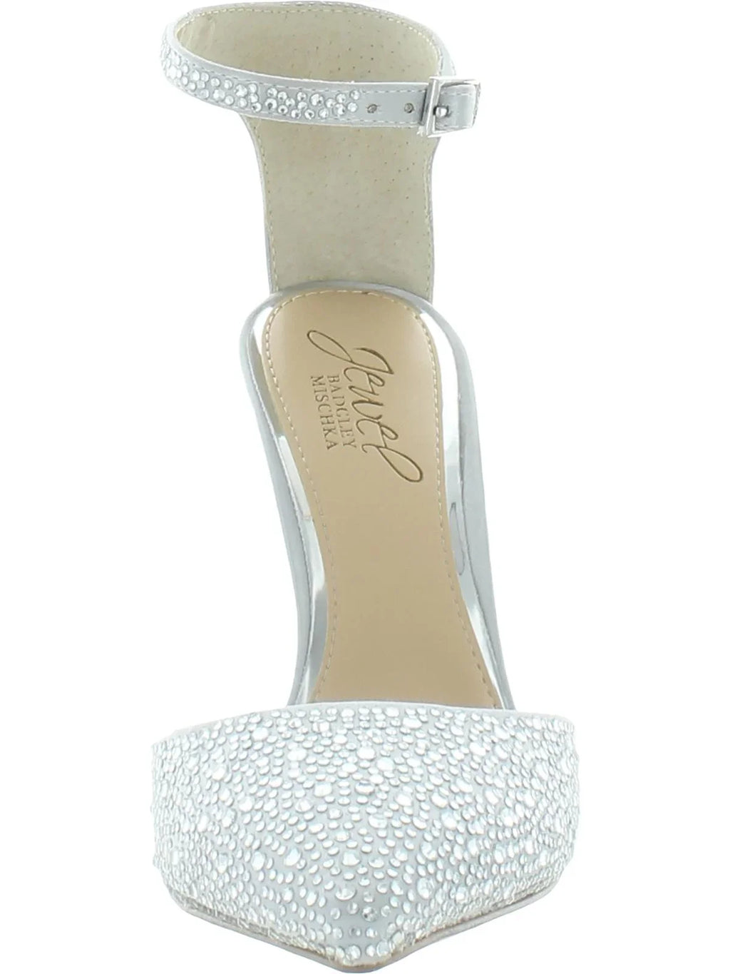 Evening Dress Satin Pumps Mischka Badgley Jewel Womens Boston