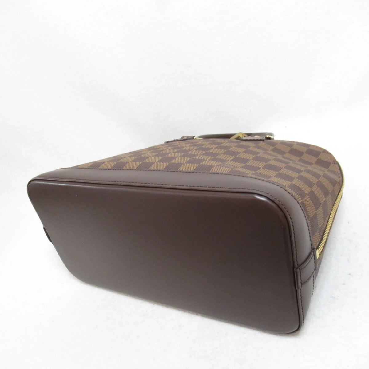 N51131 Pre-Owned LOUIS canvas VUITTON PVC Brown (Good) Ebene Damier coated Alma handbag