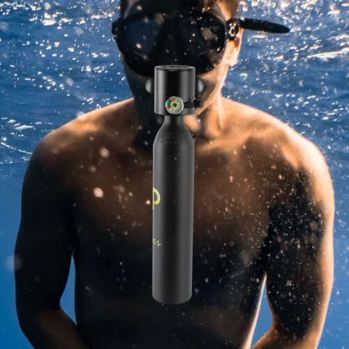 Equipment Cylinder Diving Dive Tank Tank Oxygen Scuba Breath Underwater Mini